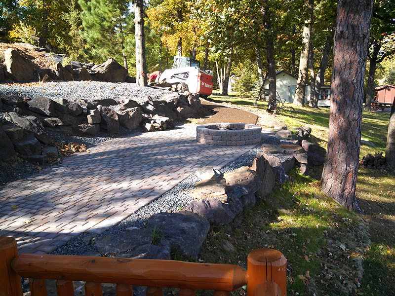 T&K Outdoors landscaping and paver project
